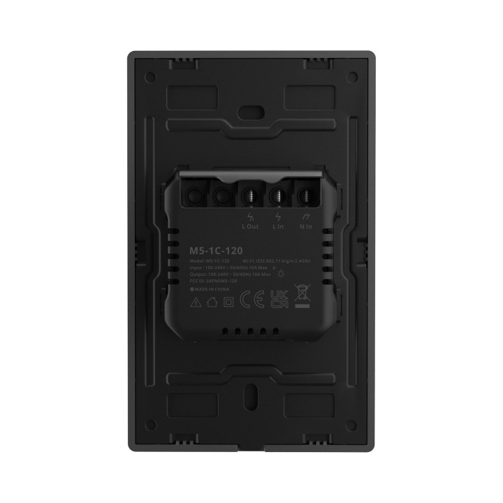 Sonoff M5 1CH Smart Light Switch (Black)