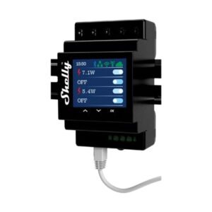 Shelly Smart Wi-Fi Relay with Power Monitoring, 4 Channel, 16A, DIN Rail